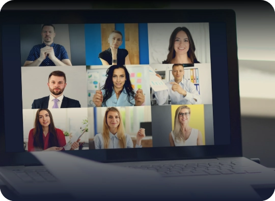 Video call with offshore engineering team